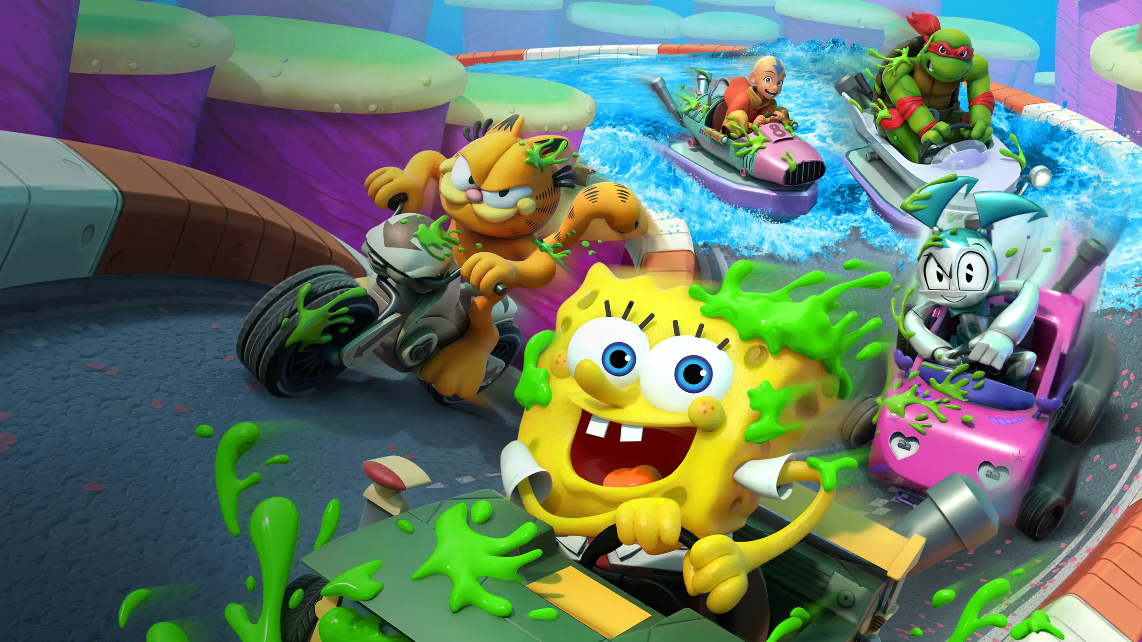 Nickelodeon Kart Racers 3: Slime Speedway Turbo Pack - Купить для: PS4, PS5