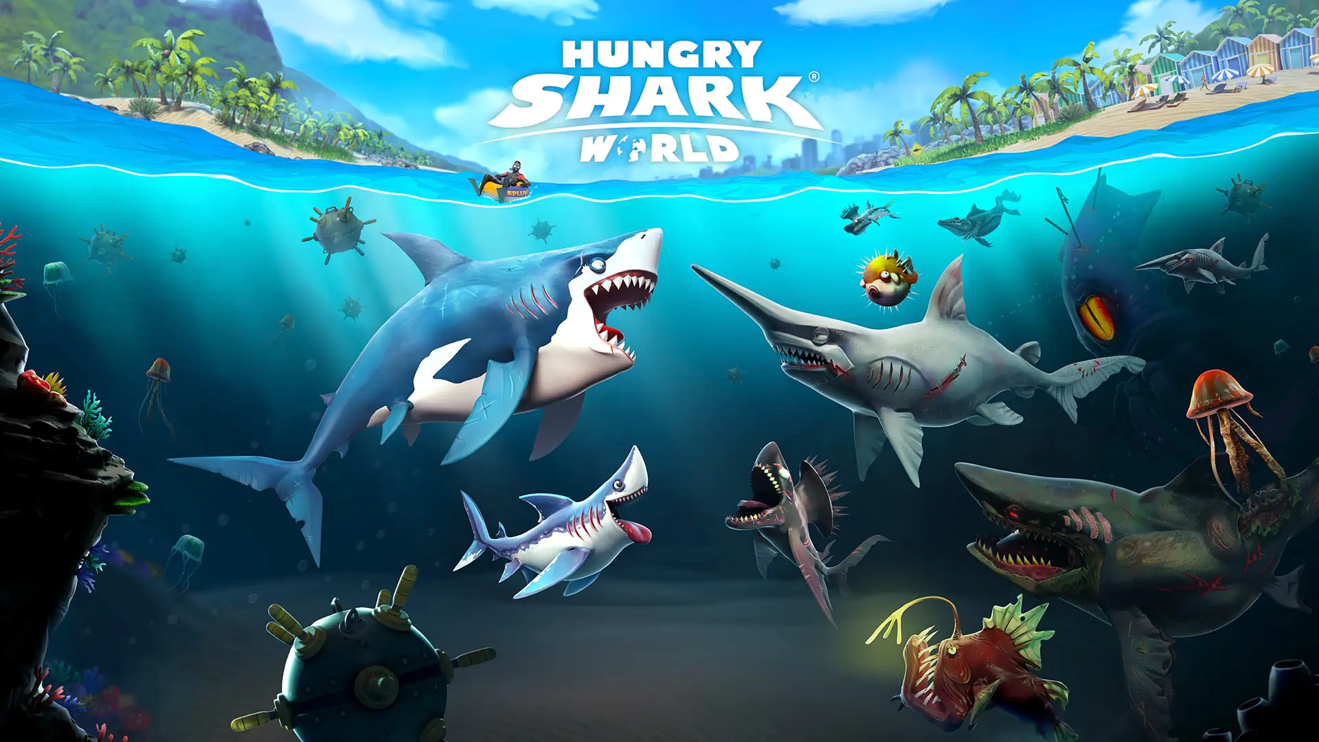 Hungry Shark World (PS4) - Купить для: PS4